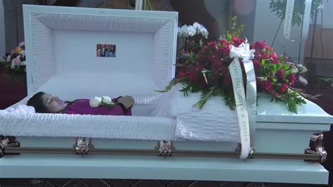 adalia rose in her casket.